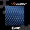 Blue Kevlar Fabric 2x2 Twill Weave 1500d 50"/127cm 6.2oz/210gsm-Sample