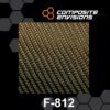Copper Reflections Carbon Fiber Fabric 2x2 Twill 3k 5.9oz/200gsm-Sample (4"x4")