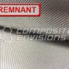 SOFT - Silver Aluminized Fiberglass Fabric 2x2 Twill 3k 40in/101.6cm 9.12oz/310gsm (Remnant) - 1 Yard, 2nd Quality