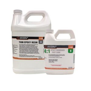THIN- 4:1 Two Part Thin Epoxy Resin System - Kit Size 1.25 Gallons