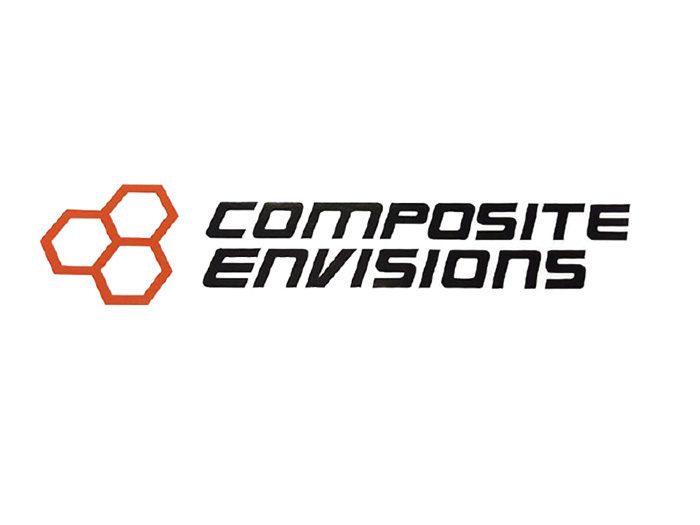 Composite Envisions Sticker Orange/Black