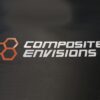 Composite Envisions Sticker Orange/White