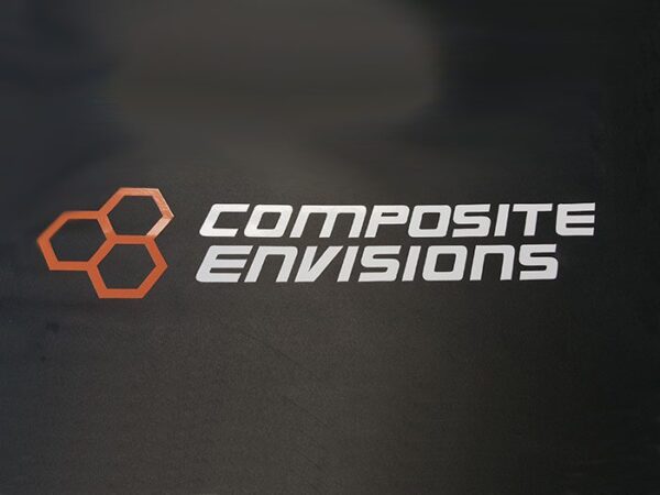 Composite Envisions Sticker Orange/White