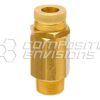 Brass vacuum relief valve 0-30" Hg Vacuum Range 1/4" Male NPT