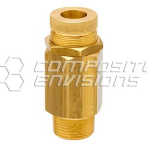 Brass vacuum relief valve 0-30" Hg Vacuum Range 1/4" Male NPT