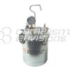 Vacuum Catch Pot Resin Trap Pressure Accumulator Tank with Gauges for Professional Use