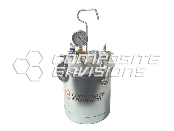 Vacuum Catch Pot Resin Trap Pressure Accumulator Tank with Gauges for Professional Use