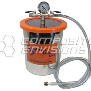Vacuum Chamber / Degassing Pot - Stainless Steel 1.5 Gallon