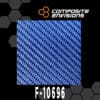 Hypetex® Prost Colored Carbon Fiber 2x2 Twill 3k 50in/125cm 7.23oz/245gsm-Sample (4"x4")