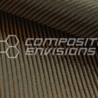 Bronze Mirage Carbon Fiber Fabric 2x2 Twill 3k 50"/127cm 8.6oz/290gsm High Density