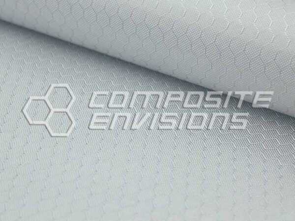 Silver Mini Honeycomb Aluminized Fiberglass Fabric 40"/101.6cm 6.9oz/234gsm