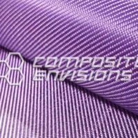 Purple Aluminized Fiberglass Fabric 2x2 Twill 3k 50"/127cm 9.14oz/310gsm
