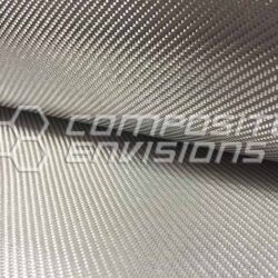 SOFT – Silver Aluminized Fiberglass Fabric 2×2 Twill 40″/101.6cm 9.12oz ...