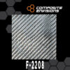 Soft Silver Aluminized Fiberglass Fabric Double Side Coated 2x2 Twill 3k 8.78oz/298gsm-Sample (4"x4")