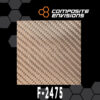Tan Kevlar Fabric 2x2 Twill Weave 1500d 6.2oz/210gsm-Sample (4"x4")