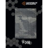 Camouflage Carbon Fiber/Black Aramid Hybrid 3k/1500d 6oz/203gsm-Sample (5"x7")