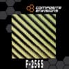 Carbon Fiber/Yellow Kevlar Fabric 4x4 Twill 3k/1500d 7.8oz/260gsm-Sample (4"x4")