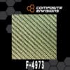 Hypetex® Zlatan Colored Carbon Fiber 2x2 Twill 3k 50in/125cm 7.23oz/245gsm-Sample (4"x4")