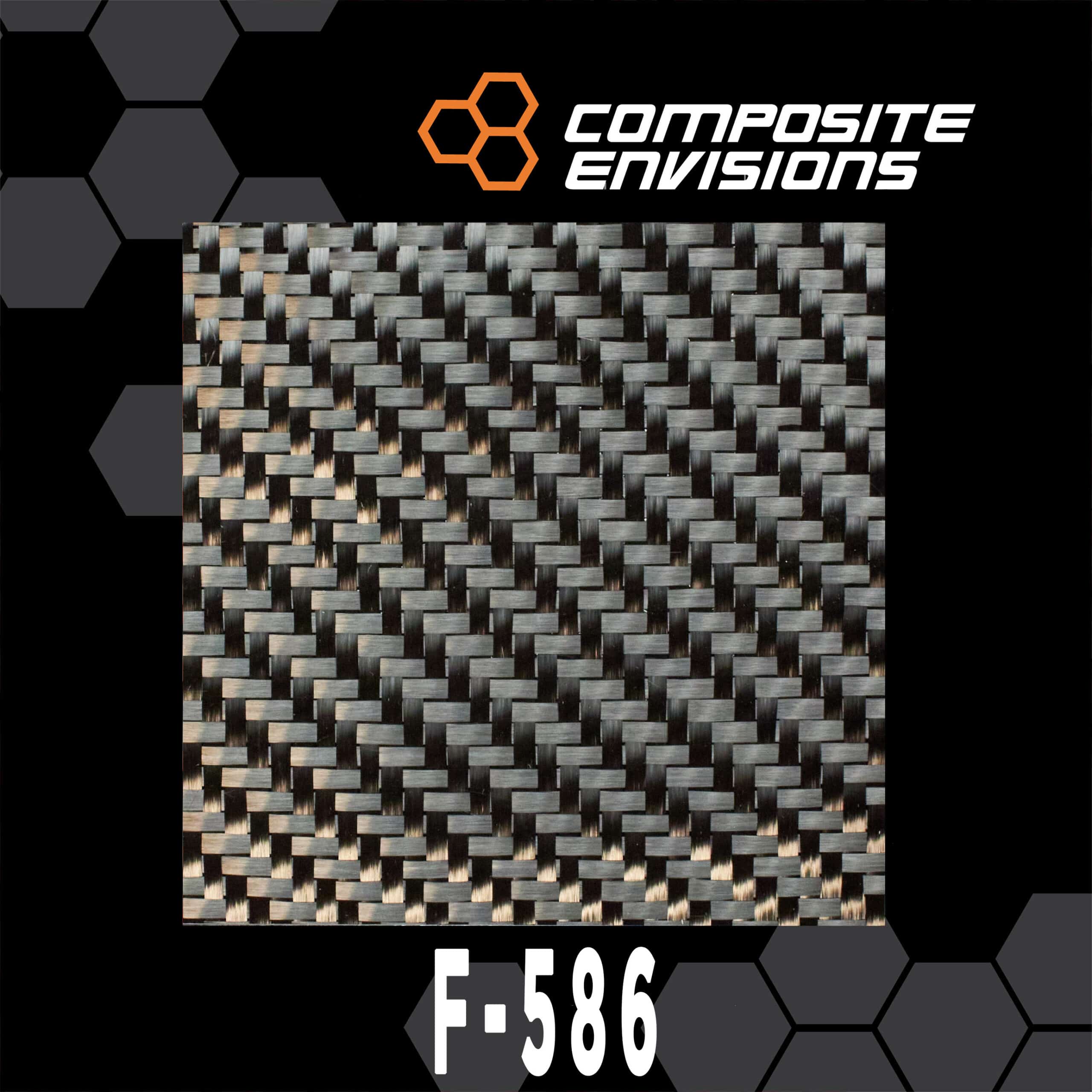 Commercial Grade Carbon Fiber Fabric 2×2 Twill 3k 6oz/203gsm-Sample (4″x4″)  - Composite Envisions