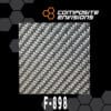 Carbon Fiber/Spectra 1000 Fabric 2x2 Twill 3k 6oz/203gsm-Sample (4"x4")