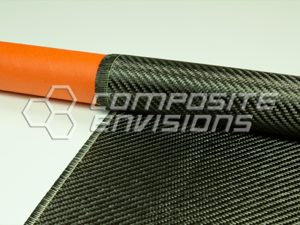 x 50 inch Plain Weave Carbon Fiber Fabric 3K 5.7oz 6 Yard roll 