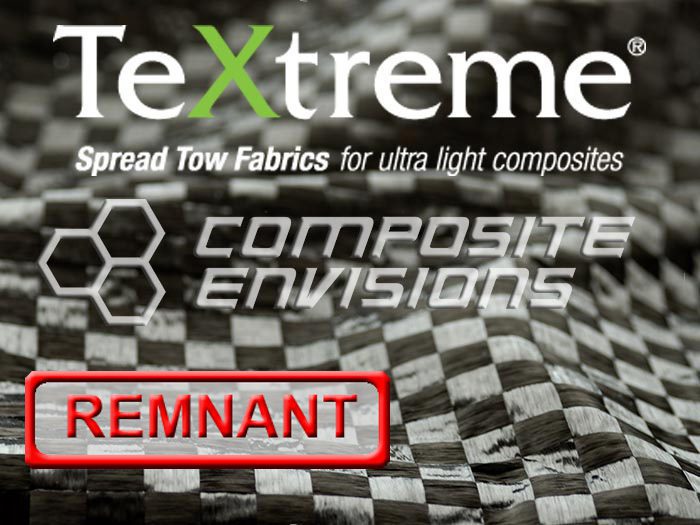 TeXtreme® 1017 - HS Spread Tow Carbon Fiber 12k 39.37"/100cm 4.72oz/160gsm DISCOUNTED REMNANTS