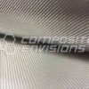 Silver Aluminized Fiberglass Fabric 2x2 Twill 50"/127cm 9.14oz/310gsm