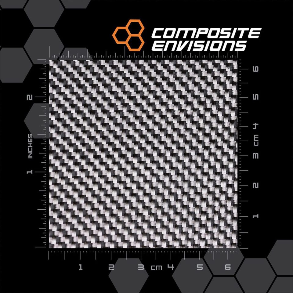 Carbon Fiber Fabric Plain Weave Intermediate Modulus 6k 50"/127cm 6.13oz/208gsm Hexcel IM8-Sample