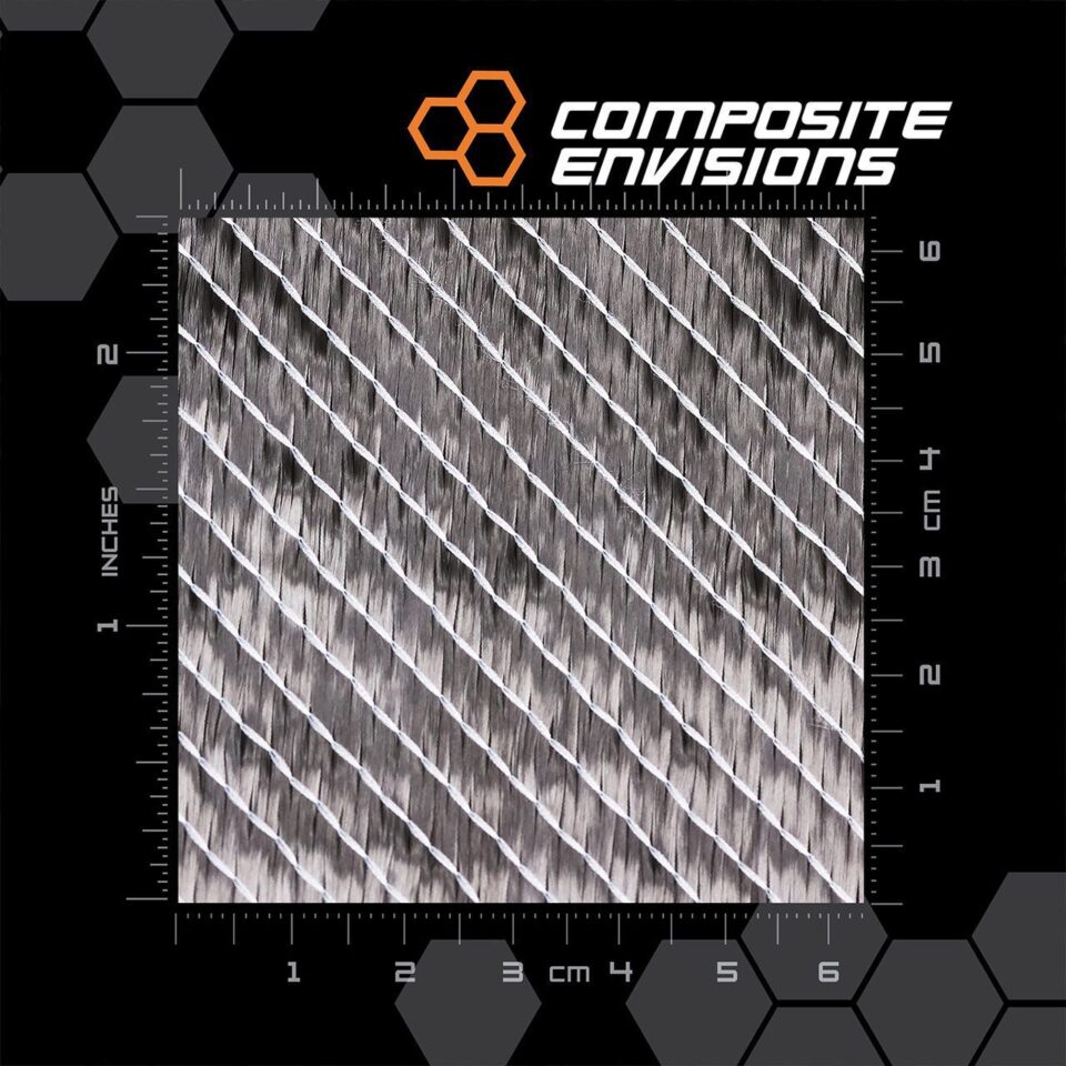 Carbon Fiber Fabric Biaxial +45/-45 Degree 24k 50"/127cm 23.89oz/810gsm Hyosung H-2550