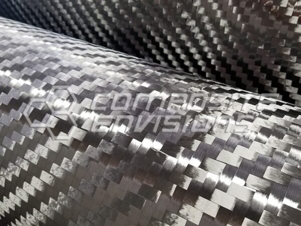 Carbon Fiber Fabric 2x2 Twill Spread Tow 12k 50"/127cm 5.66oz/192gsm Toray T700 with Hexcel Primetex 48194