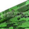 Camouflage Carbon Fiber/Green Polyester Hybrid 3k 50"/127cm 5.9oz/200gsm-Sample