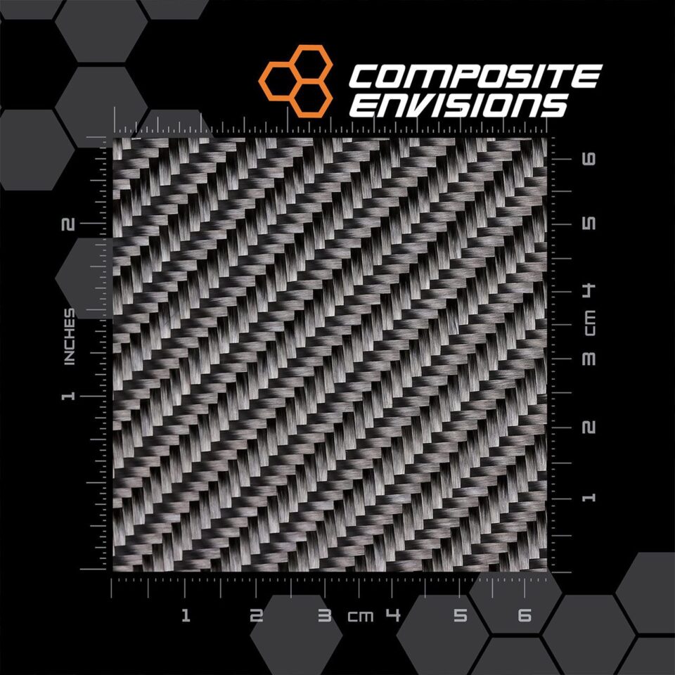 Carbon Fiber Veneer Sheet 4×4 Twill - Composite Envisions