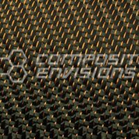 Copper Reflections Carbon Fiber Fabric 2x2 Twill 3k 50"/127cm 5.9oz/200gsm-Sample