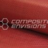 Carbon Fiber/Red Kevlar Fabric Plain Weave 3k 50"/127cm 5.5oz/186gsm-Sample