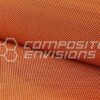 Carbon Fiber/Orange Kevlar Fabric Plain Weave 3k 50"/127cm 5.5oz/186gsm-Sample
