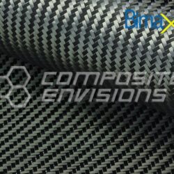 Carbon Fiber Fabric 2×2 Twill Biaxial +45/-45 Degree 3k 48″/121.92cm 5 ...