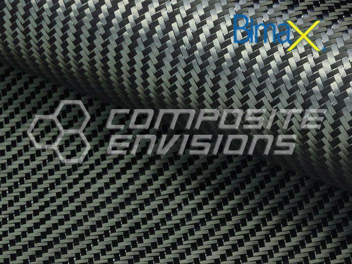 Carbon Fiber Fabric 2x2 Twill Biaxial +45/-45 Degree 3k 48"/121.92cm 5.7oz/193gsm Hexcel AS4C