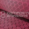 Carbon Fiber/Red Aramid Hybrid Fabric Honeycomb 3k 50"/127cm 6.49oz/220gsm