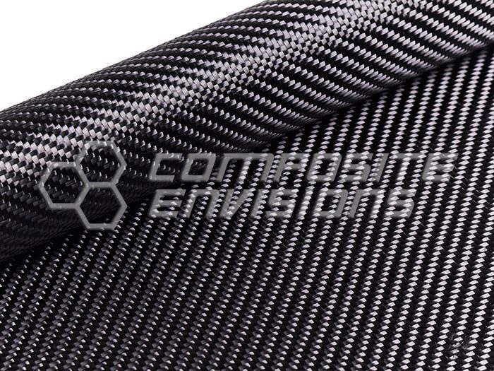 Carbon Fiber Fabric 2x2 Twill Intermediate Modulus 12k 11oz/371gsm Hexcel IM2-C