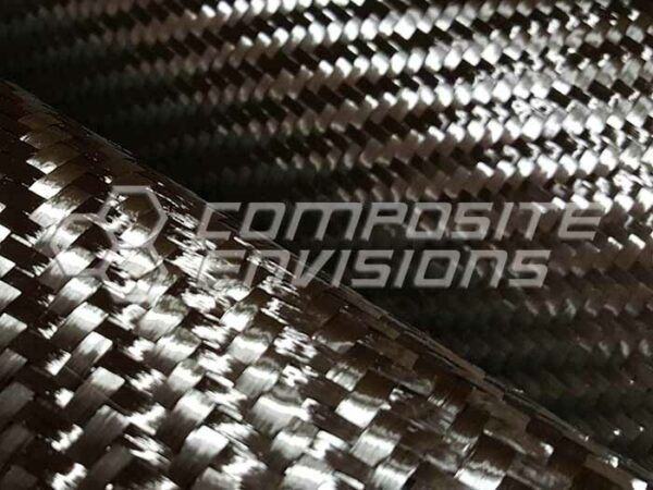 Carbon Fiber Fabric 2x2 Twill Spread Tow 12k 50" 11.8oz/400gsm Toray T700