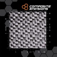 Carbon Fiber Fabric 2x2 Twill Spread Tow 12k 50" 11.8oz/400gsm Toray T700-Sample