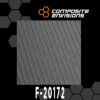 Carbon Fiber "Leather" - 2x2 Twill Glossy Finish 57.87"/147cm 19.46oz/660gsm-Sample (4"x4")